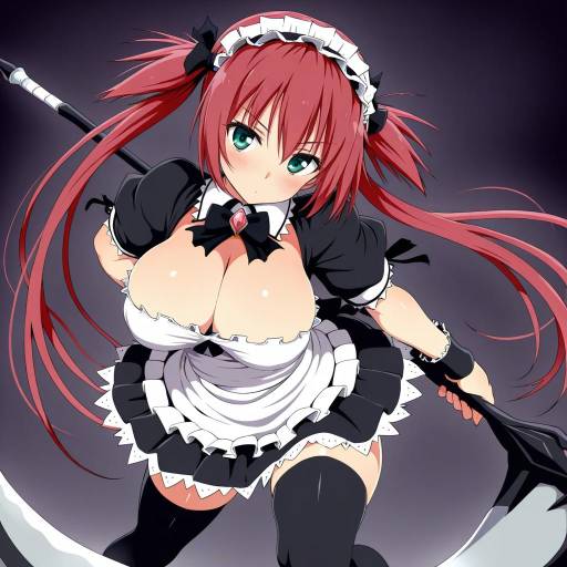 Illustration of Airi (the infernal temptress), queen's blade in the style of Tottotonero