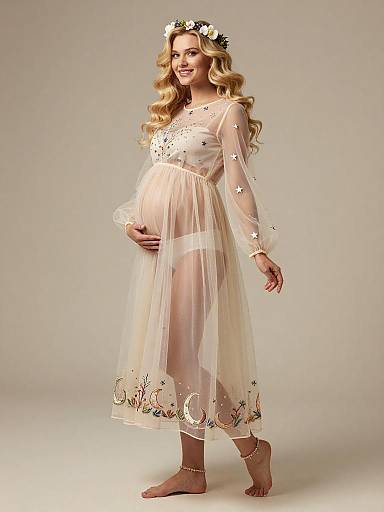 Dreamy Ethereal Maternity Fairy Portrait