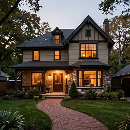 Cozy Victorian-Style Illuminated Home