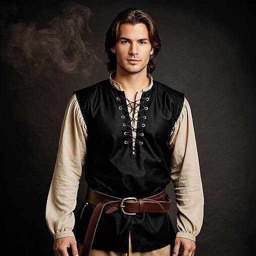 Medieval Man Costume Portrait