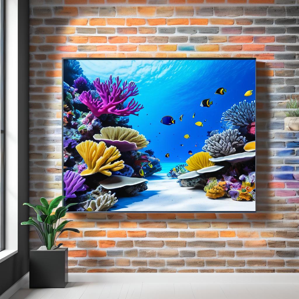 Vibrant Coral Reef Wall Art Photography