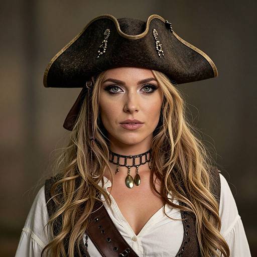Realistic Female Swashbuckler Portrait