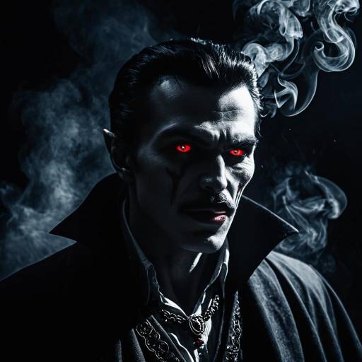 Shadow Vampire with Burning Red Eyes