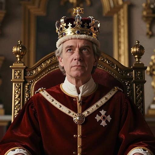 Regal Elder Monarch Portrait