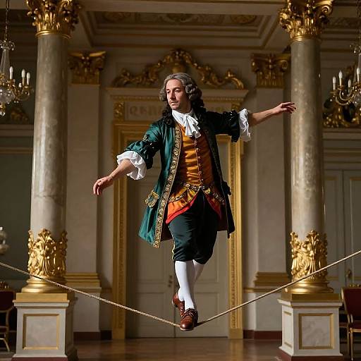 Dutch Golden Age Acrobat Portrait