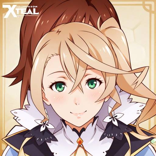 Illustration of Alisha diphda, tales of (series) in the style of X-t3al