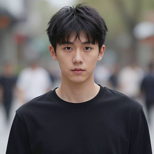 Realistic Casual Male Portrait