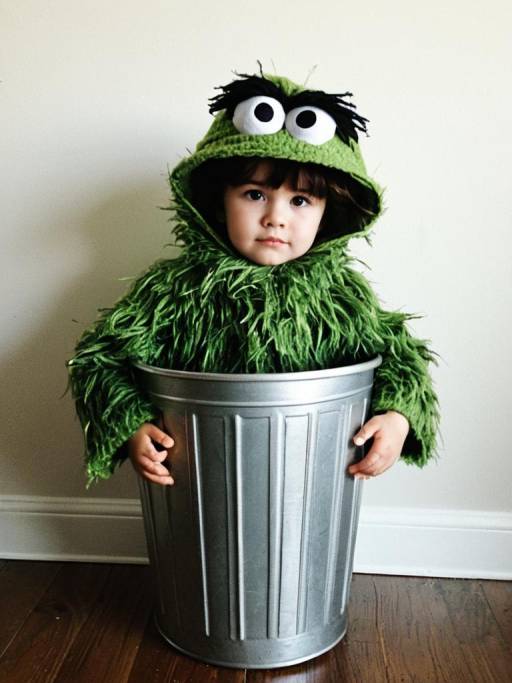 Cute Toddler Oscar the Grouch Costume