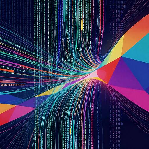 Abstract Digital Algorithm Visualization