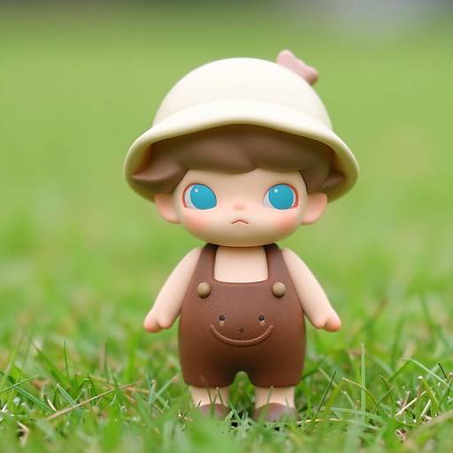 Doll in Brown Outfit with Hat