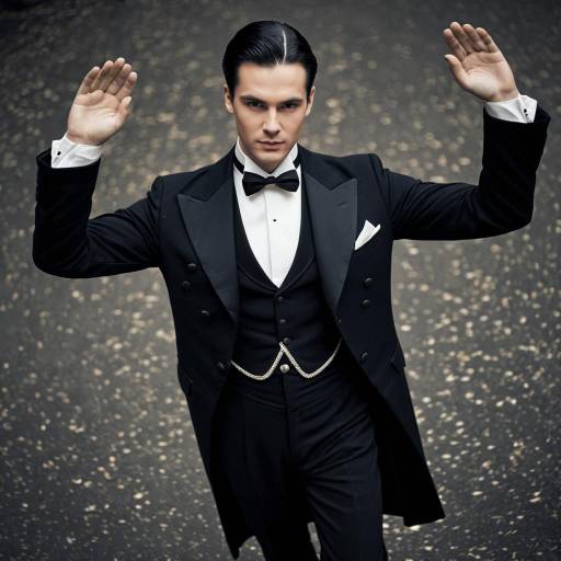 Elegant Ballet Master in 1930s Tailcoat