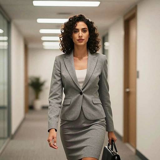 Curly Mullet Professional Fashion Portrait