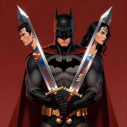 Epic Batman with Double-Sided Sword