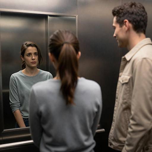 Mirror Confrontation in Metallic Room