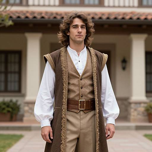 Mordechai in Western Purim Costume