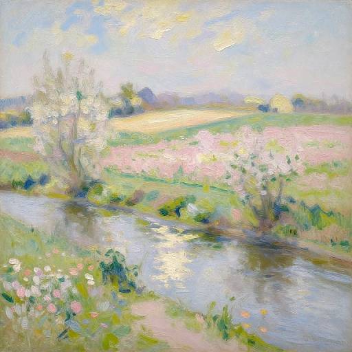 Impressionist Countryside Serenity