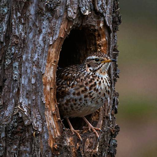 Timber Lark in Rustic Tree Hollow