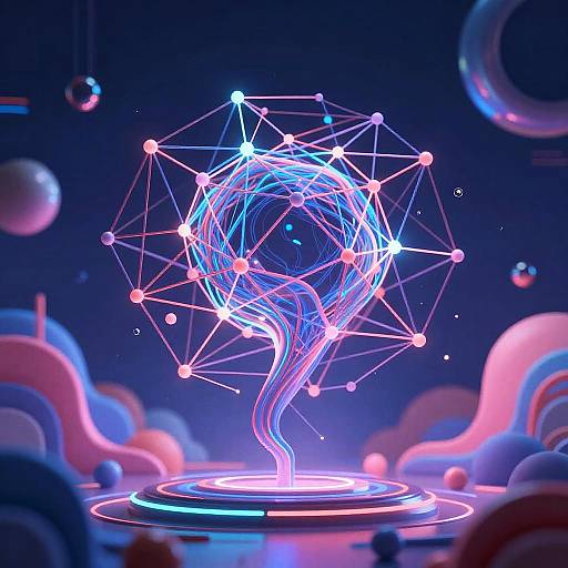 Futuristic AI-Generated Album Art