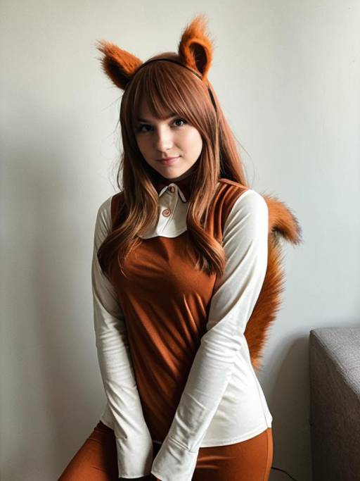 Realistic Squirrel Girl Cosplay Photo