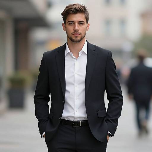 Formal Male Office Blazer Portrait