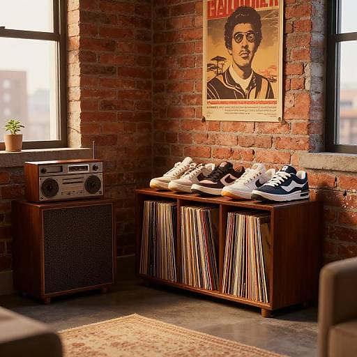 Retro Sneaker Loft Atmosphere