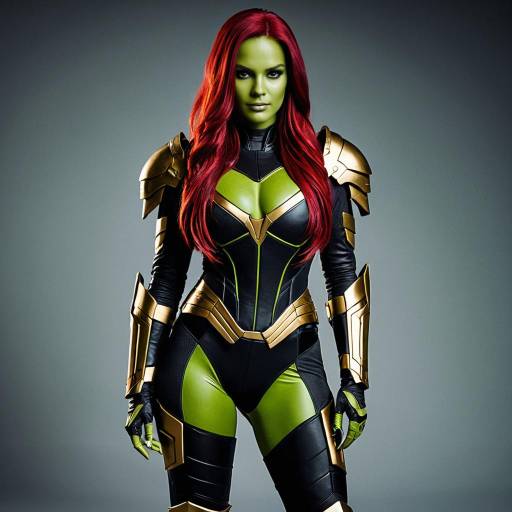 Futuristic Gamora Cosplay Costume Design