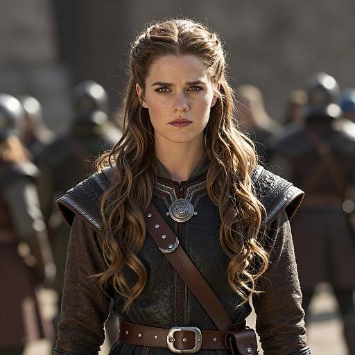 Medieval Fantasy Viking Warrior Woman