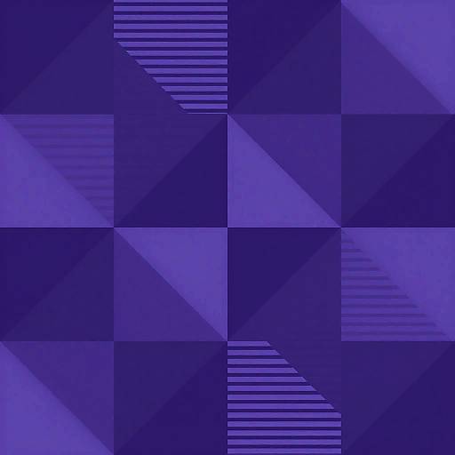 Purple Monochromatic Geometric Pattern