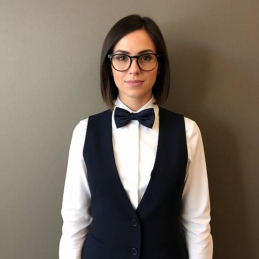 Stylish Italian Designer Woman Portrait