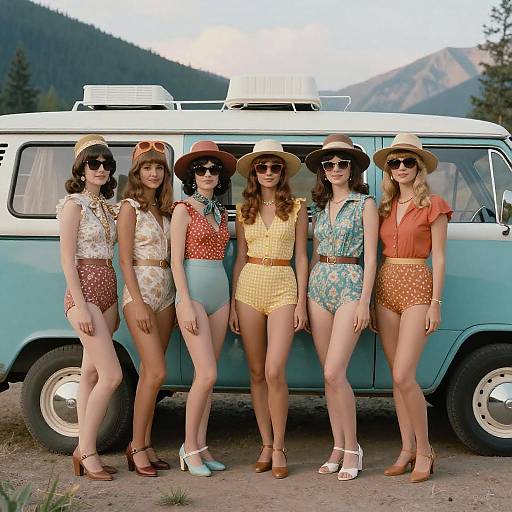 Nostalgic 1970s Swimwear Photography