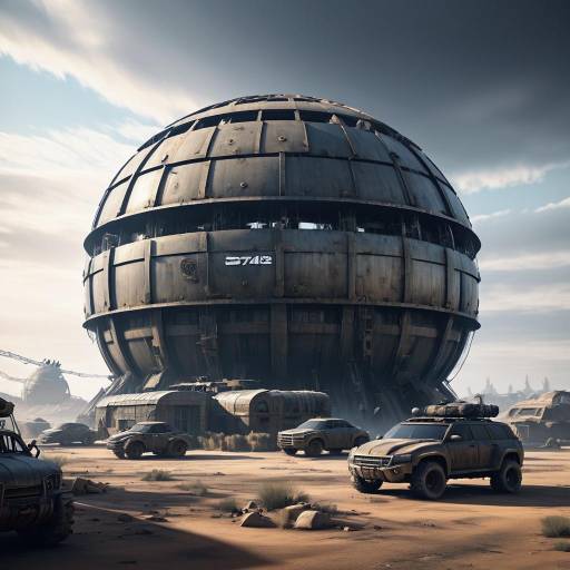 Post-Apocalyptic Futuristic Auto Dome