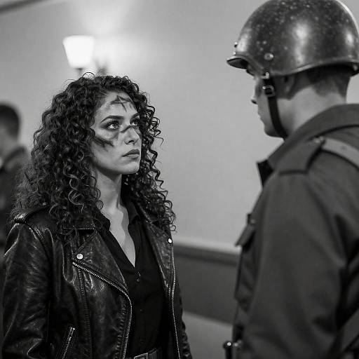 Intense Face-Off: War Paint & Helmets