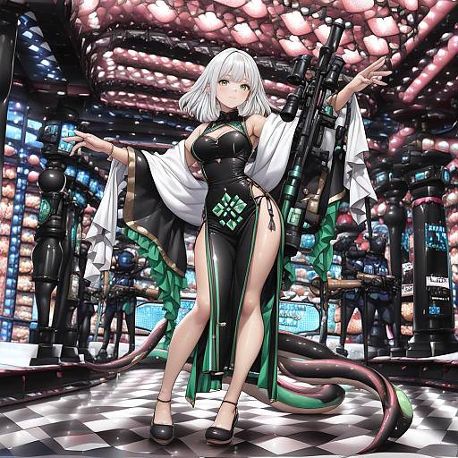 High-Tech Salamander Sniper in Club