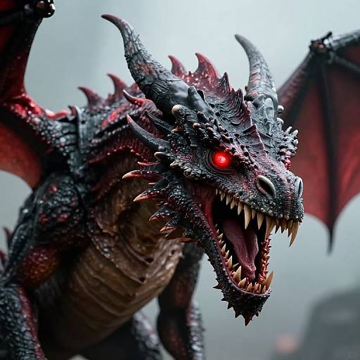 Hyper-Detailed Killer Dragon Cinematic