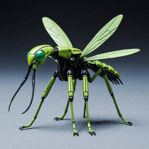 Green Alien-Insect Hybrid Action Figure
