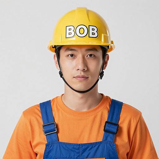 Lifelike Bob the Builder Cosplay Portrait