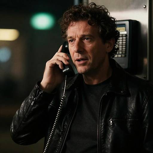 Moody Portrait of a Middle-Aged Man