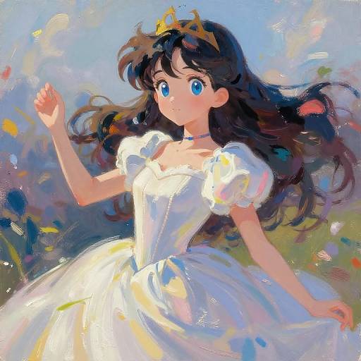 Impressionist Anime Fairytale Princess