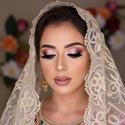 Azami Inspired Elegant Makeup Portrait