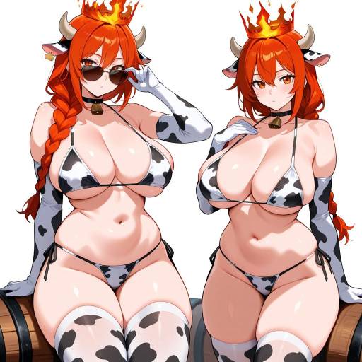 Fiery Cowgirl: A Bold Fashion Statement Fiery Cowgirl: A Bold Fashion Statement