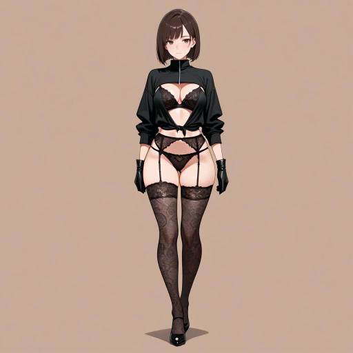 Chic Elegance: Modern Fashion Portrait Chic Elegance: Modern Fashion Portrait