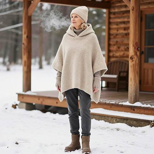 Cozy Winter Style in Rustic Cabin