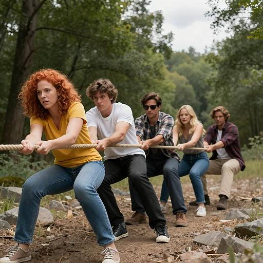 Teamwork in a Forest Setting