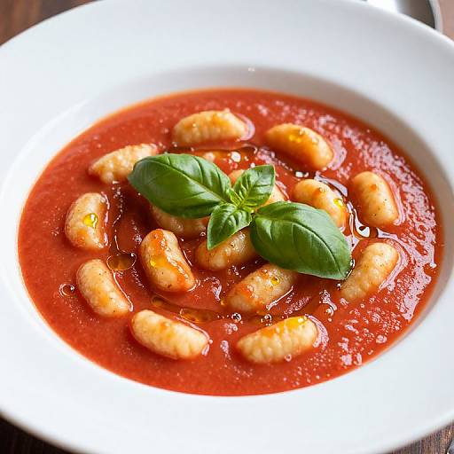 Glistening Tomato Gnocchi Soup