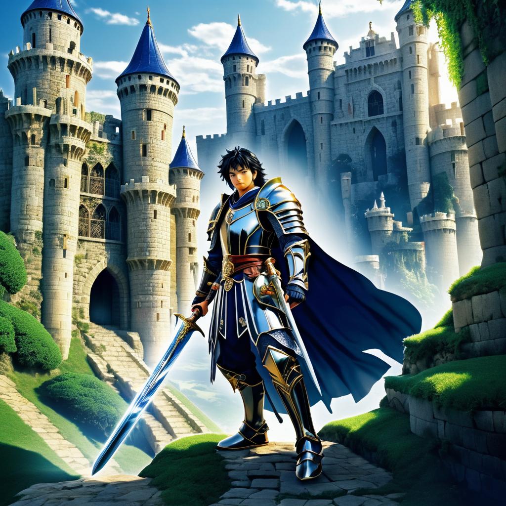 Brave Knight in Legendary Castle Adventure