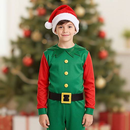 Adult Male Christmas Elf Costume