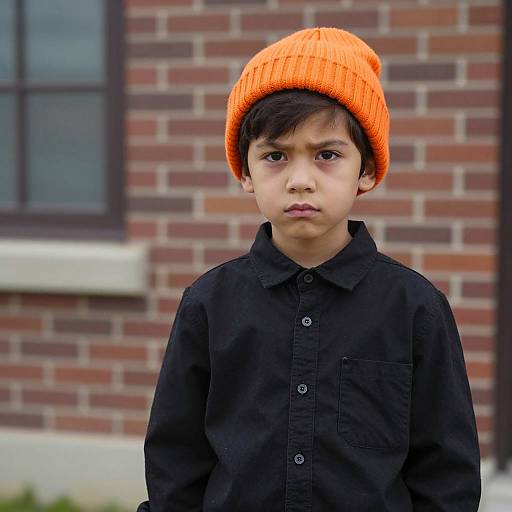 Young Boy in Halloween Costume Photo