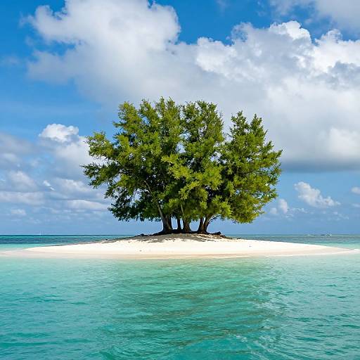 Solitary Tree on Sandy Islet
