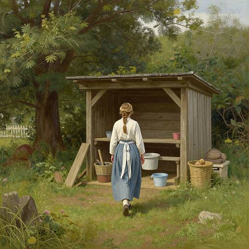 Hyper-Realistic Serene Rural Scene