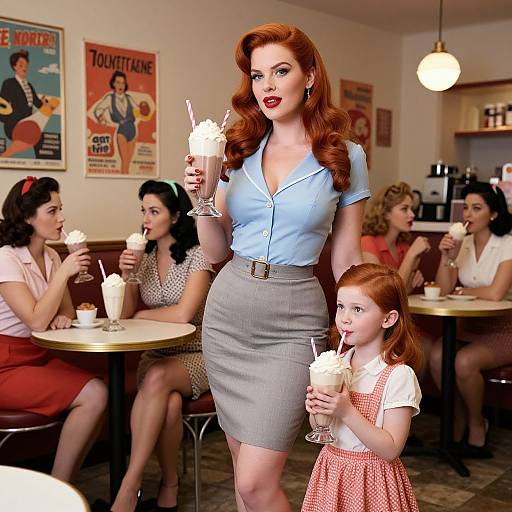 Vintage Coffee Shop Serenity